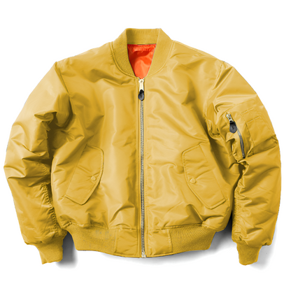 Unisex Bomberjacke Klassisch Damen Herren