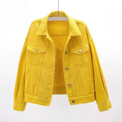 Modische Denimjacke aus Baumwolle Trendig und Elegант