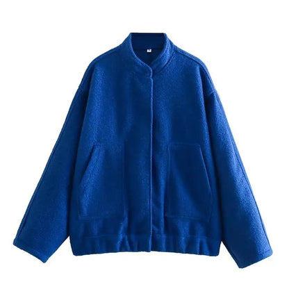 Moderne Damen Bomberjacke Sportlich Elegant