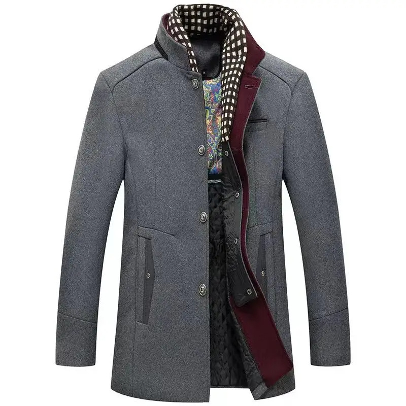 Herren Winterjacke Warm Stylish Stehkragen