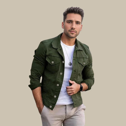 Klassische Herren Jeansjacke ModernSlimFit