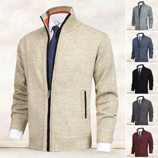 Warme Herren Strickjacke Winter - IdealeKleiden