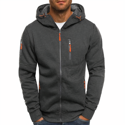 Kapuzenpullover Warm Herren Hoodie Reißverschluss