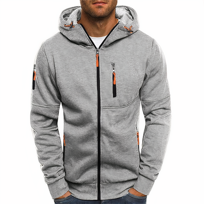 Kapuzenpullover Warm Herren Hoodie Reißverschluss