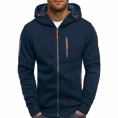 Kapuzenpullover Warm Herren Hoodie Reißverschluss