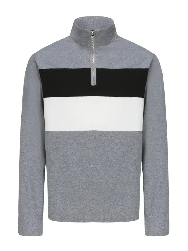 Praktischer Halb-Zip Pullover Damen
