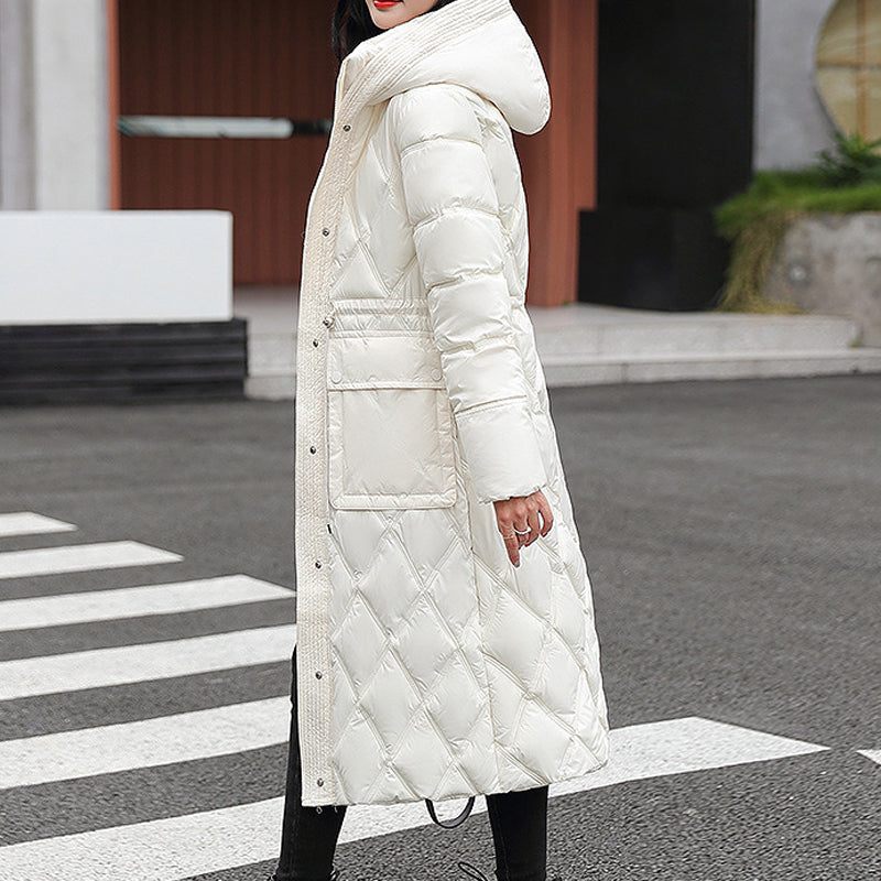 Warmes Winterjacke mit Kapuze