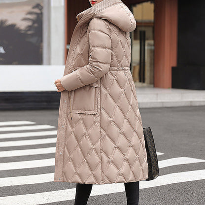 Warmes Winterjacke mit Kapuze