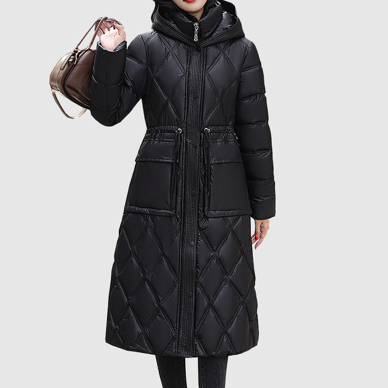 Warmes Winterjacke mit Kapuze