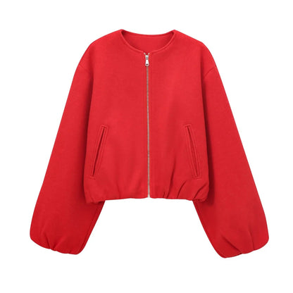 Damen Bomberjacke Stretch Modern Design