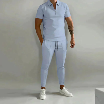 Herren Poloshirt Kurzarm Set Modern