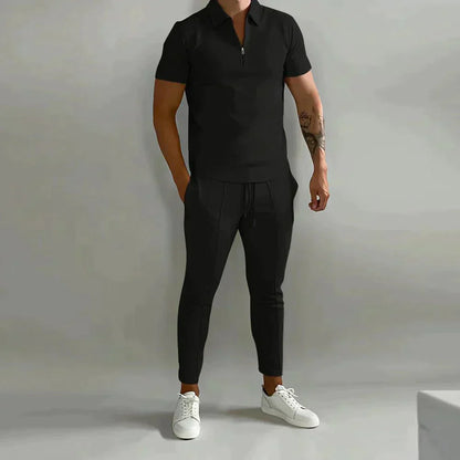 Herren Poloshirt Kurzarm Set Modern
