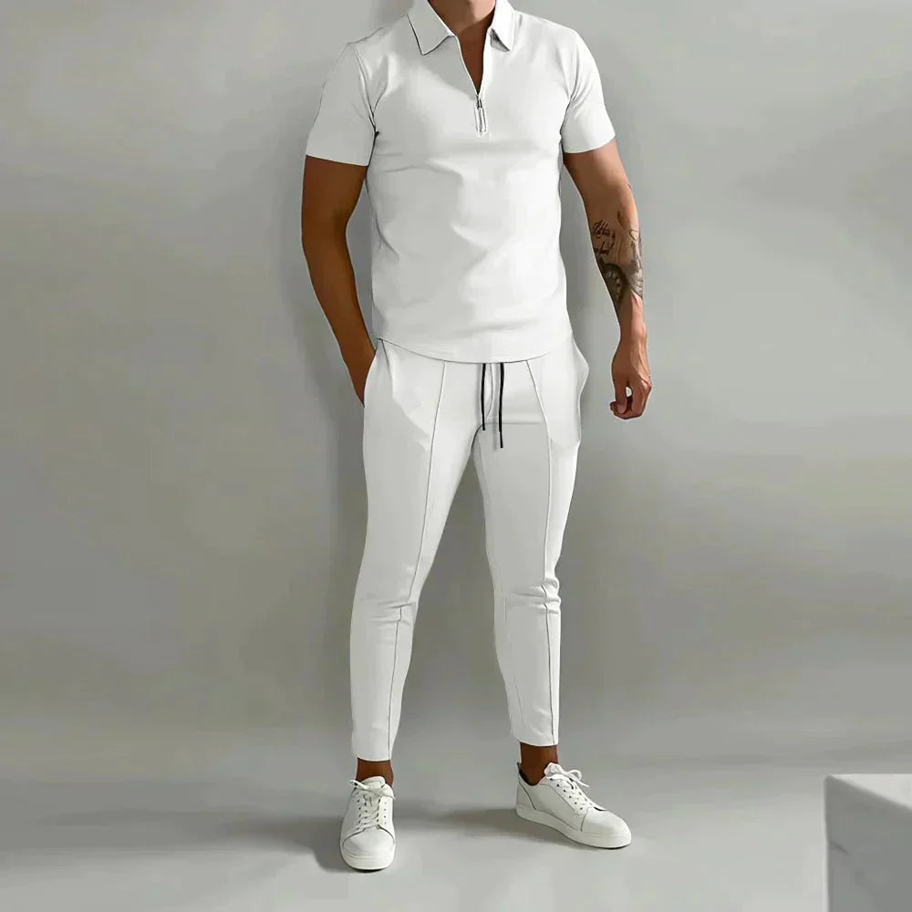 Herren Poloshirt Kurzarm Set Modern