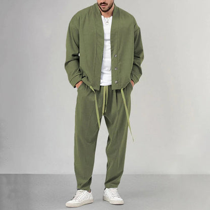 Männer Sport-Outfit Zweiteiler Set - IdealeKleiden