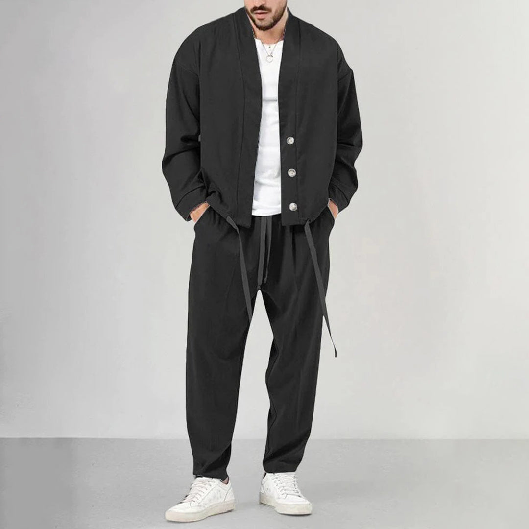 Männer Sport-Outfit Zweiteiler Set