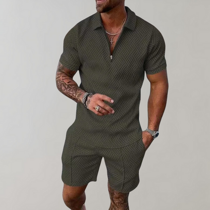 Sommer Outfit Set - Kurzarm Shirt und Shorts