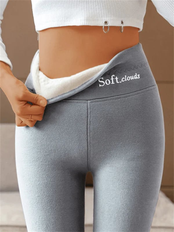 Damen Winterhose Fleece - Warme Leggings Figurbetont