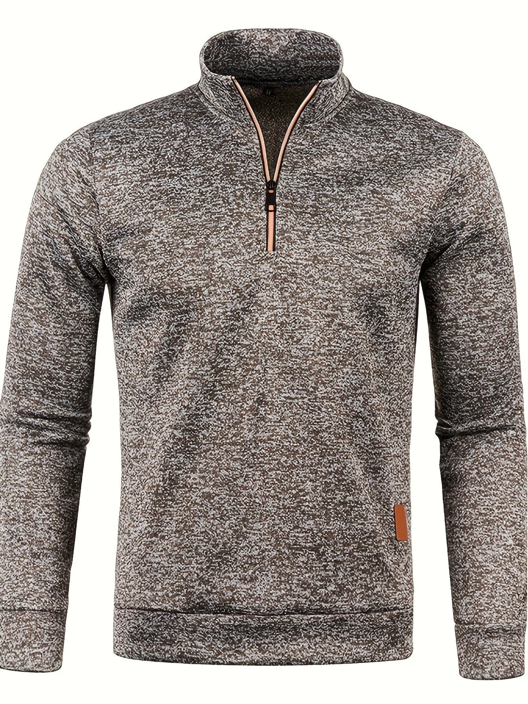 Herren Pullover Warm Reißverschluss Winter