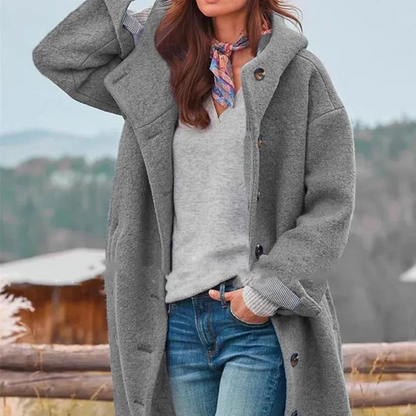 Warme Winterjacke Damen Elegant Plus Size