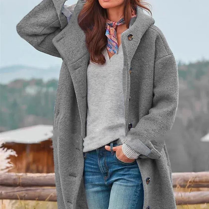 Warme Winterjacke Damen Elegant Plus Size