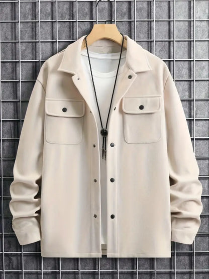 Herren Winterjacke Doppeltaschen Warm