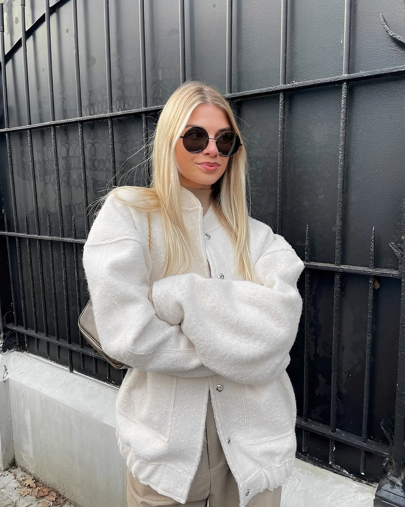 Elegante Winterjacke Zeitloser Chic Stil