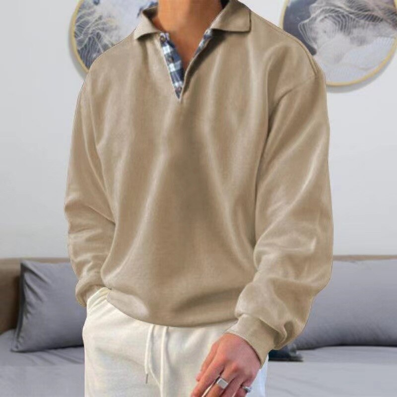 Leichter Sommerpullover Herren Locker Fit - IdealeKleiden