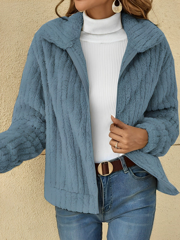 Bequemer Damen Plüschmantel Soft und Warm