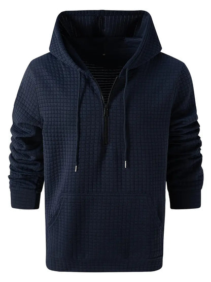 Leichter Waffel-Hoodie für Herren Sportlich