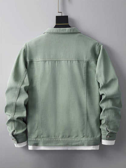 Herren Jacke Leder Modern Casual - IdealeKleiden