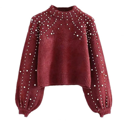 Weiches Strickoberteil Damen Modern