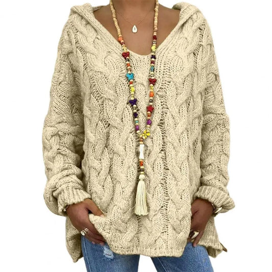 Gemütlicher Strickhoodie Ultimative Bequemlichkeit - IdealeKleiden