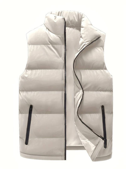 Wattierte Winterweste Herren Warm Isoliert