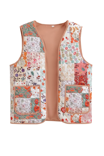 Damen 3-teiliges Set Baumwolle Jacke Weste Rock