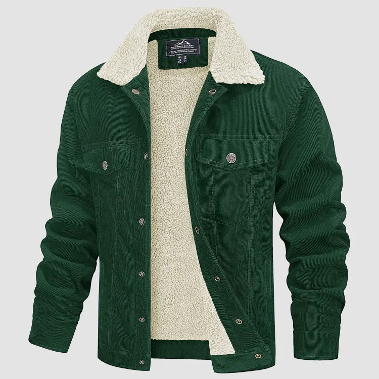 Herren Cordjacke Warm Bequem