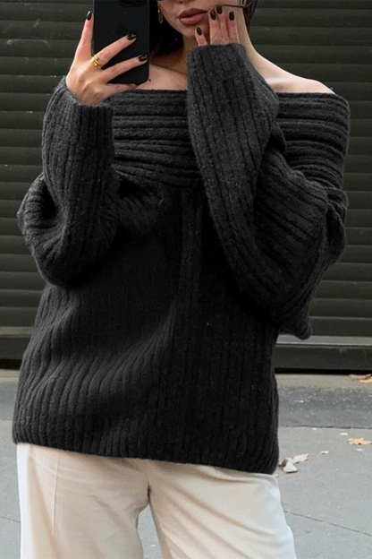 Strickpullover Damen Weich Bequem