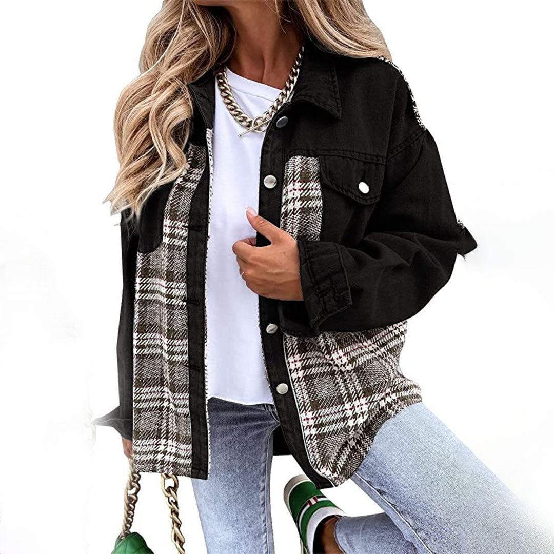 Karierte Herrenjacke Klassisch Elegant