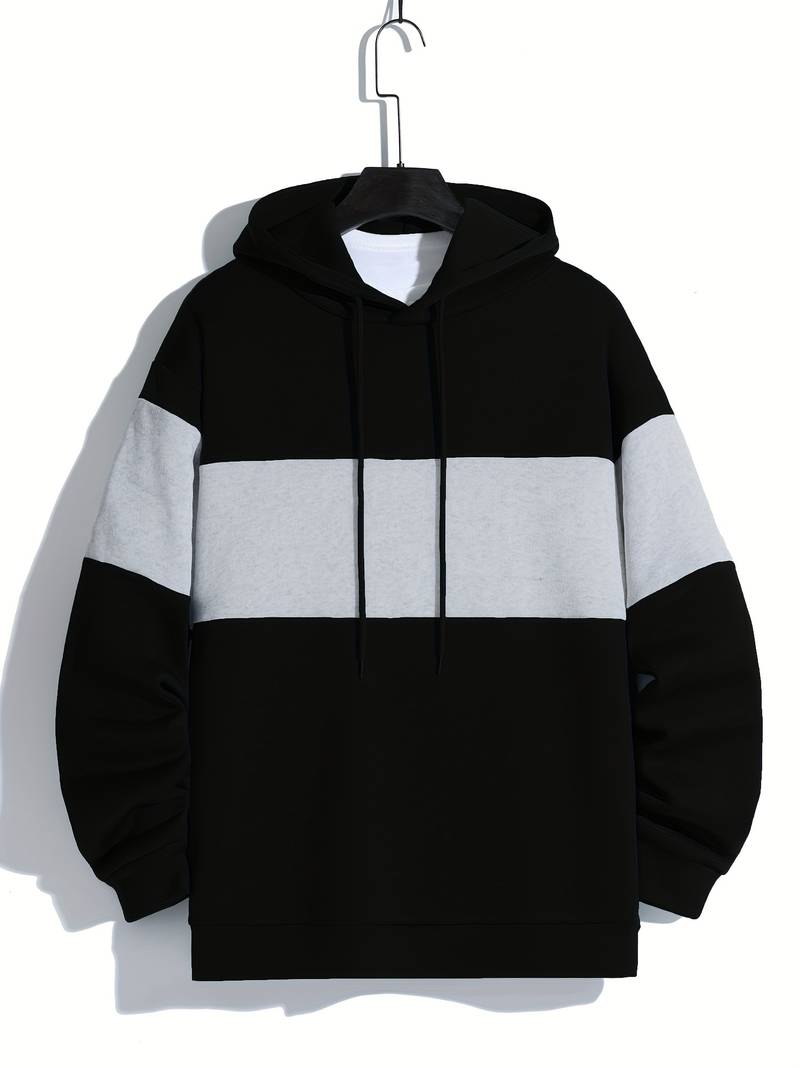 Herren Pullover Lässig Kapuze Langarm