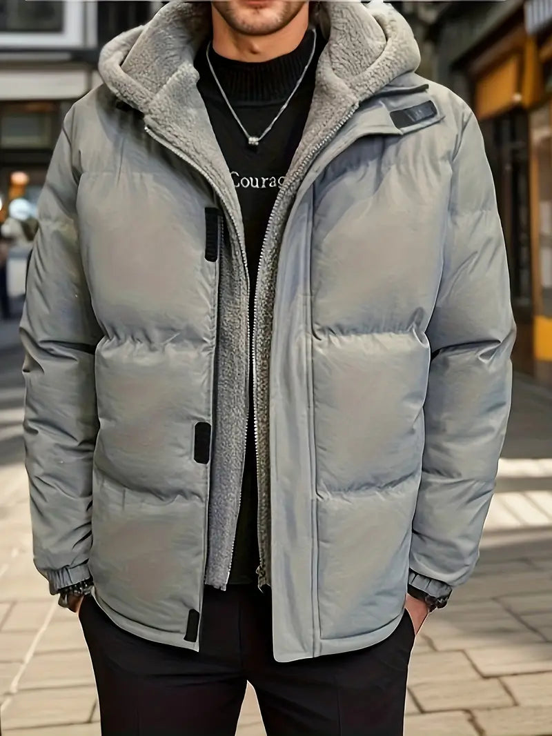 Herren Winter-Parka Isolierjacke Warm