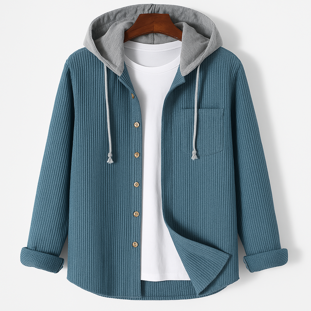 Corduroy Hoodie Bequem Warm