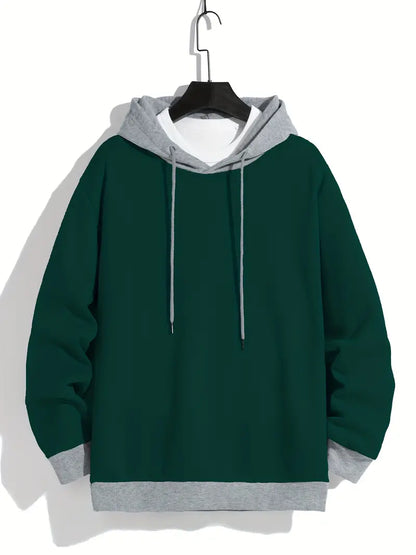 Retro Hoodie Farbblock Style