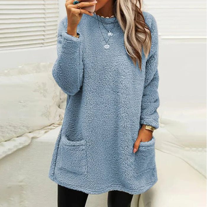 Kuschelpullover Weich Warm Damen