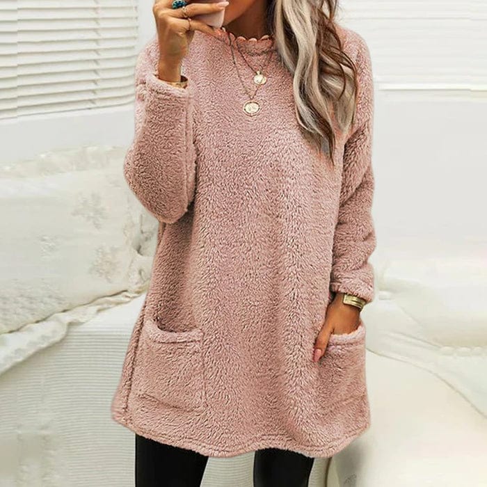 Kuschelpullover Weich Warm Damen