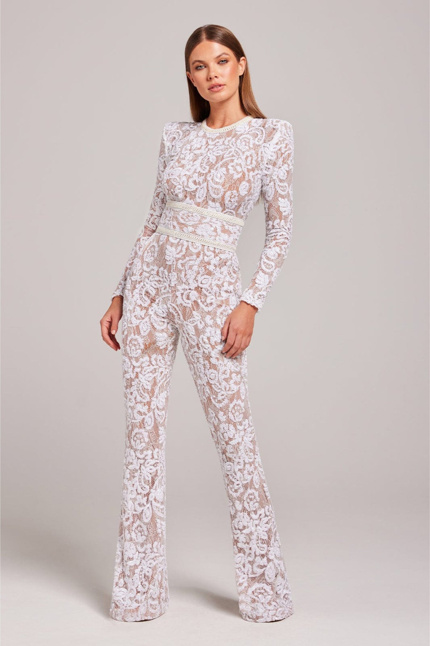 Elegante Jumpsuit Spitzen-Design