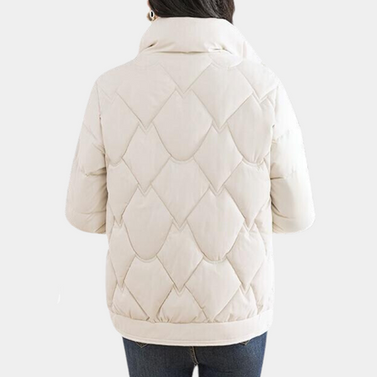Elegante Damenwinterjacke Luxus Qualität - IdealeKleiden