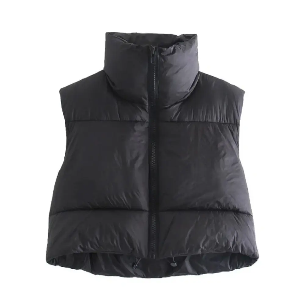 Kurze Pufferweste Damen Modern