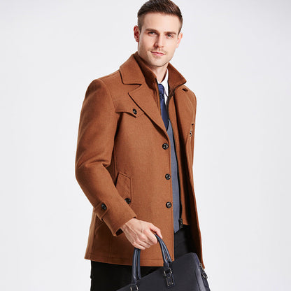 Stylischer Wollmantel Darius