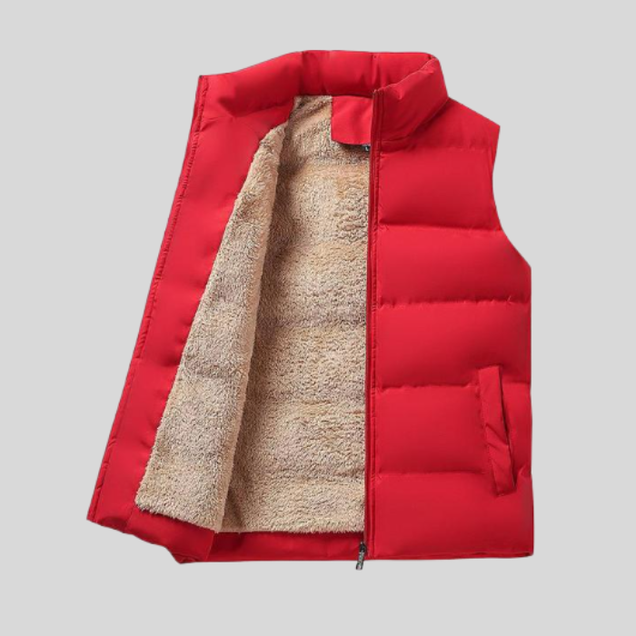 Frauen Daunenjacke Ärmellos Warm Modern