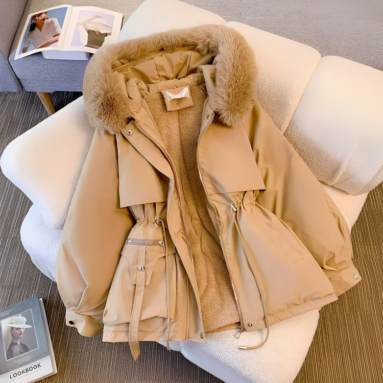 Vegane Winterjacke Damen Warm Isoliert