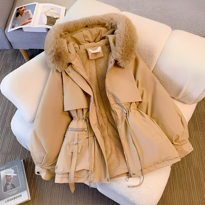 Vegane Winterjacke Damen Warm Isoliert